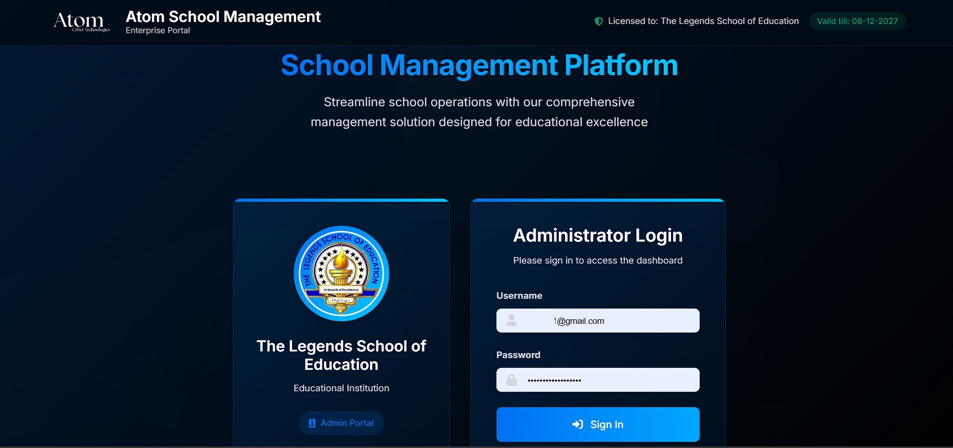 School Management Project